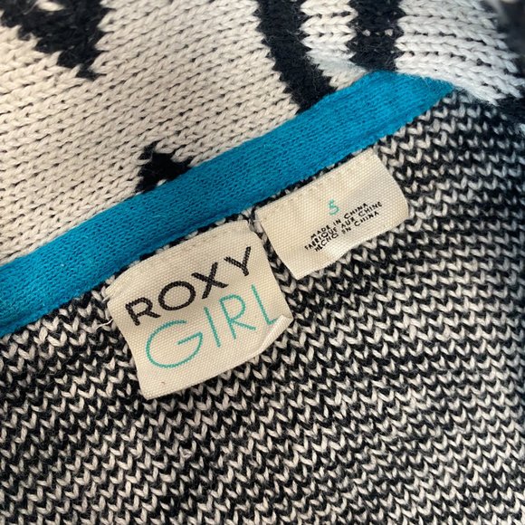 Roxy Girl - Aztec Print Cardigan - Girls Sz: 5 - Picture 3 of 3